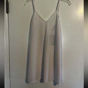White slip dress